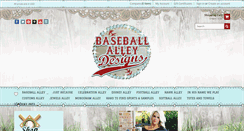 Desktop Screenshot of baseballalley.net