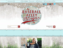 Tablet Screenshot of baseballalley.net